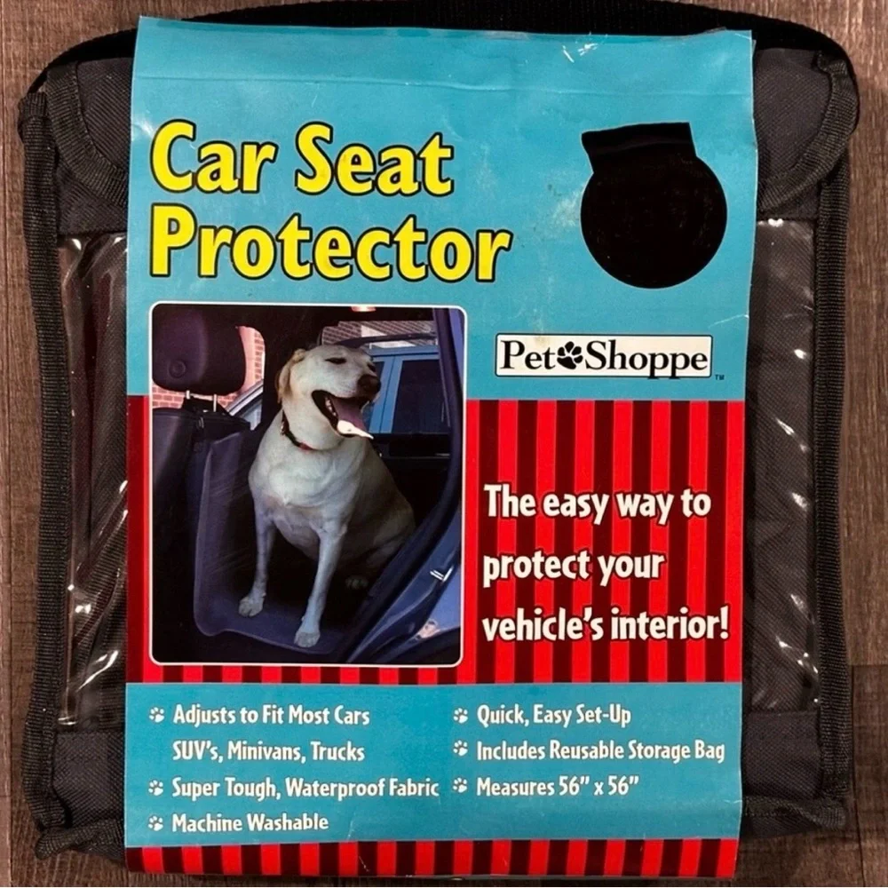 New Pet Shoppe Bluish Gray Car Seat Protector